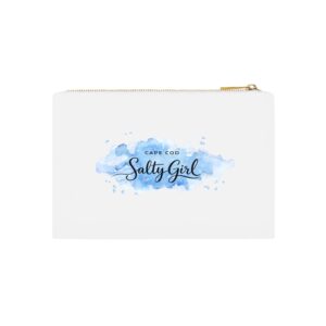 Cosmetic Bag — Cape Cod "Salty Girl" Watercolor Makeup Pouch