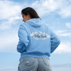 Salty Bride Hoodie — Beach Vibes Bridal Pullover for Bachelorette & Destination Weddings